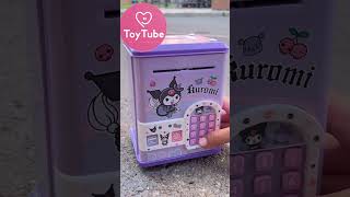 Kuromi Piggy Bank #asmrtoys #toys #toyunboxing #kuromi #piggybank #kuromiandmymelody