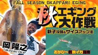 秋エギング大作戦-おかぴ～岡 隆之【新子攻略&サイズアップ法】