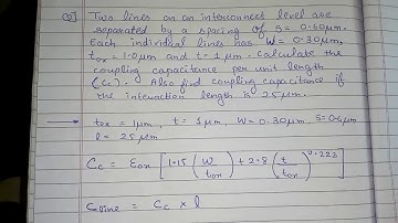 Chapter 10 - Interconnect Delay Model and Crosstalk