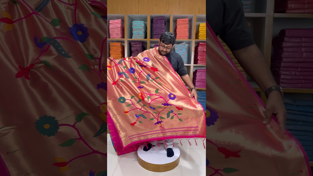 Paithani Jacquard Peacock (Mor) Jaal Dupatta