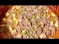 CADA QUE LA PREPARO ME PIDEN LA RECETA CARNE DESHEREDADA CON NOPALES / CARNE DE RES