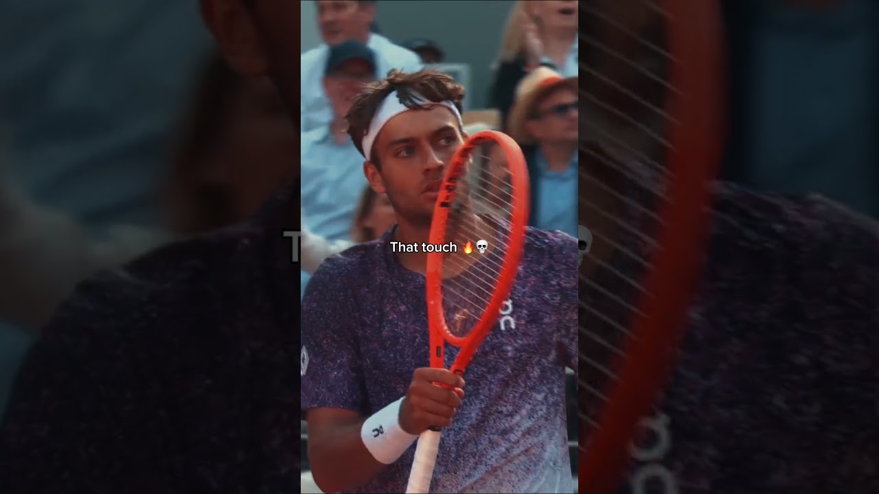 Touch of class by Flavio Cobolli 🇮🇹🚀 #RolandGarros #Sports #Tennis #Cobolli