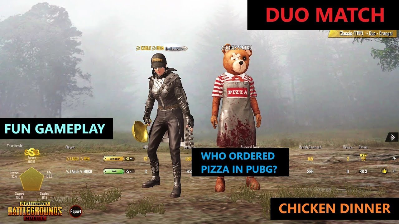 Hindi Pubg Mobile Fun Duo Match With Chicken Dinner Youtube