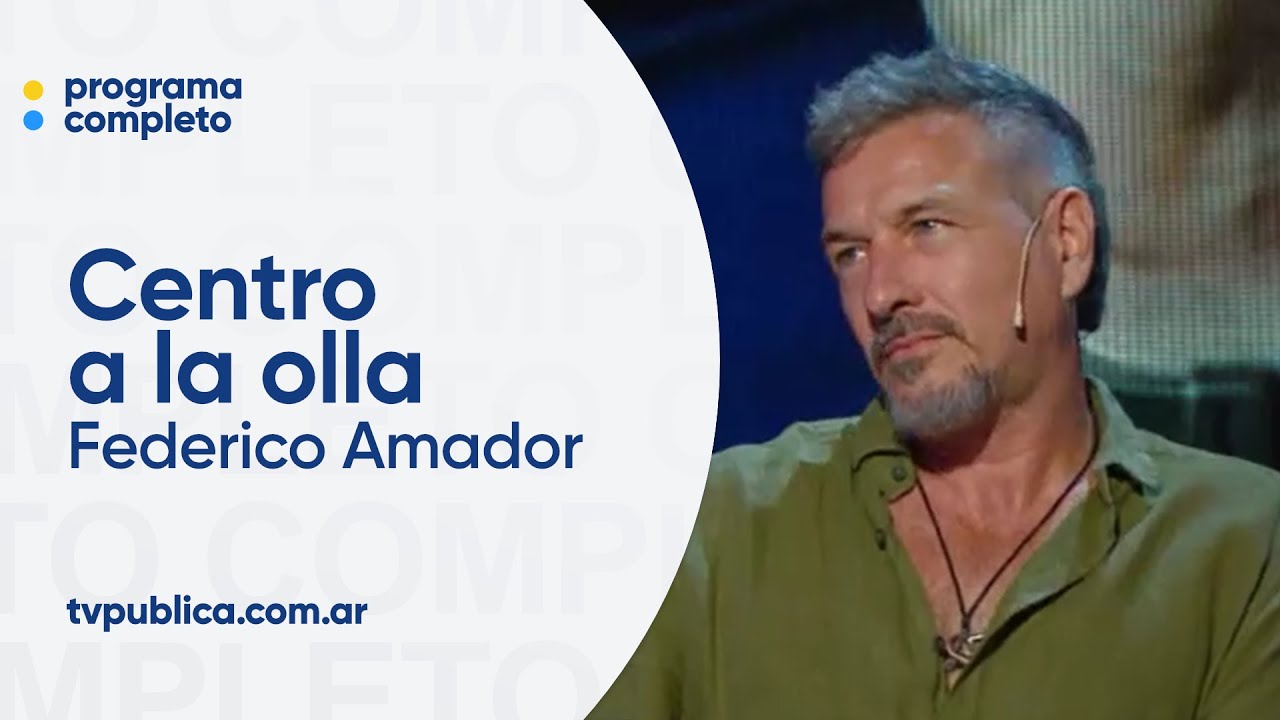 Federico Amador en Centro a la olla