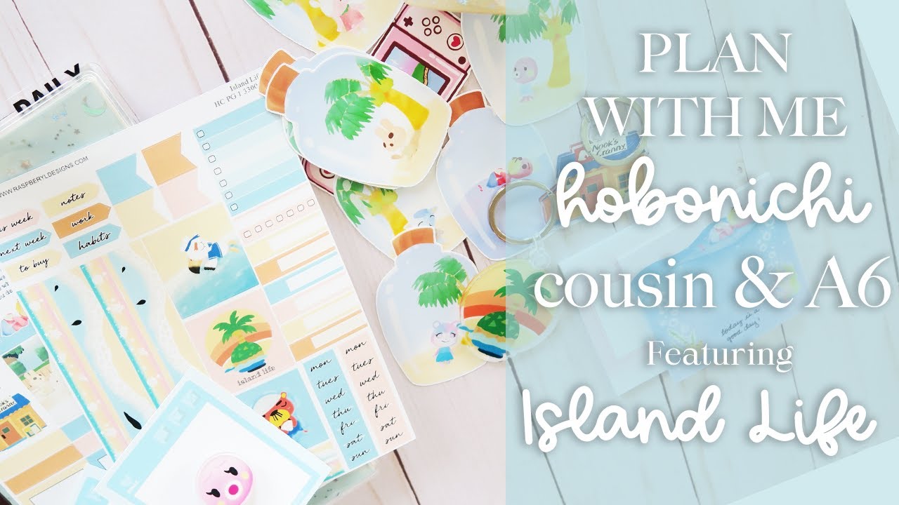 Island Life 🏝️ Hobonichi Cousin and Original Plan with me collab with 