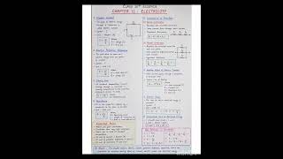 Class 10th # Science # Ch-11#One page notes #English medium