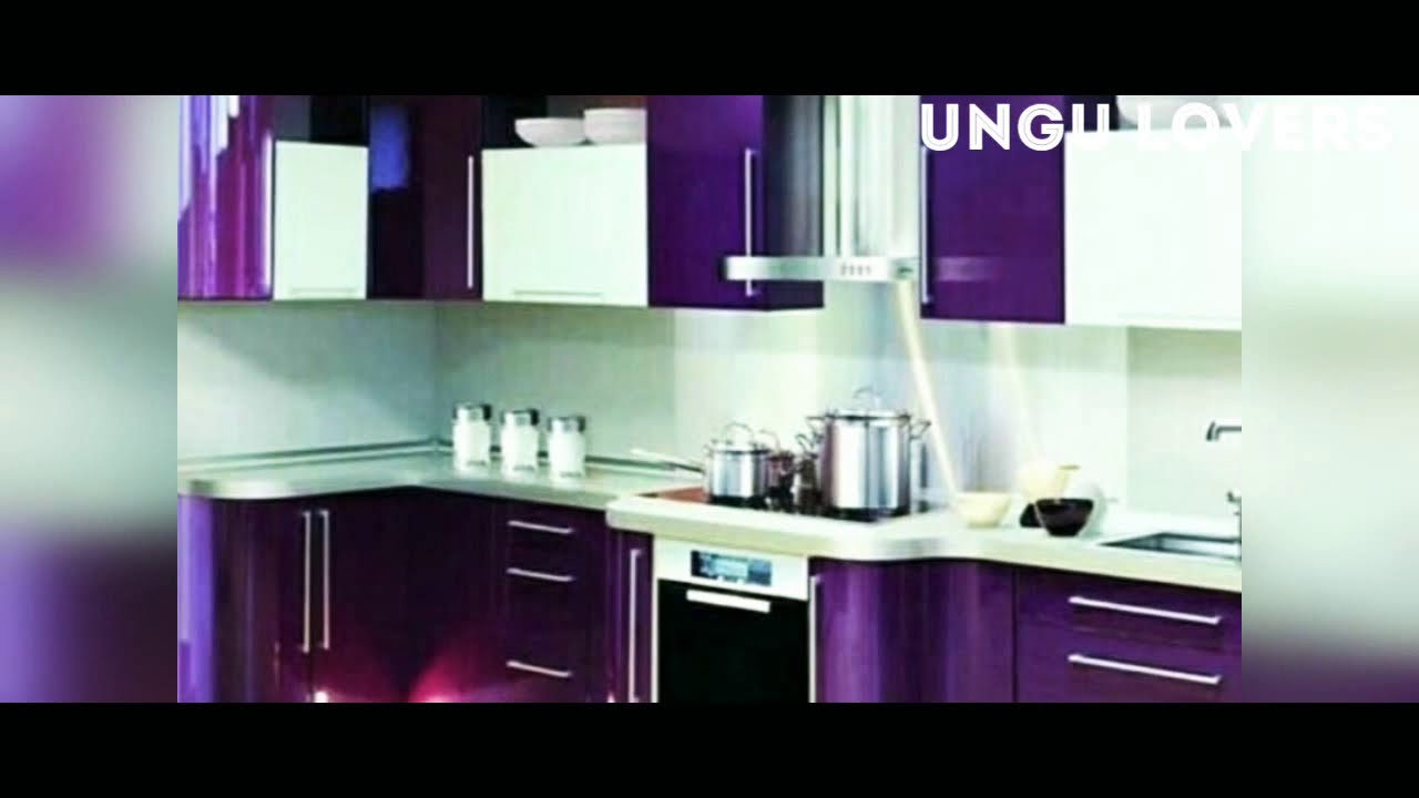 Kitchen Set Minimalis Warna Ungu YouTube