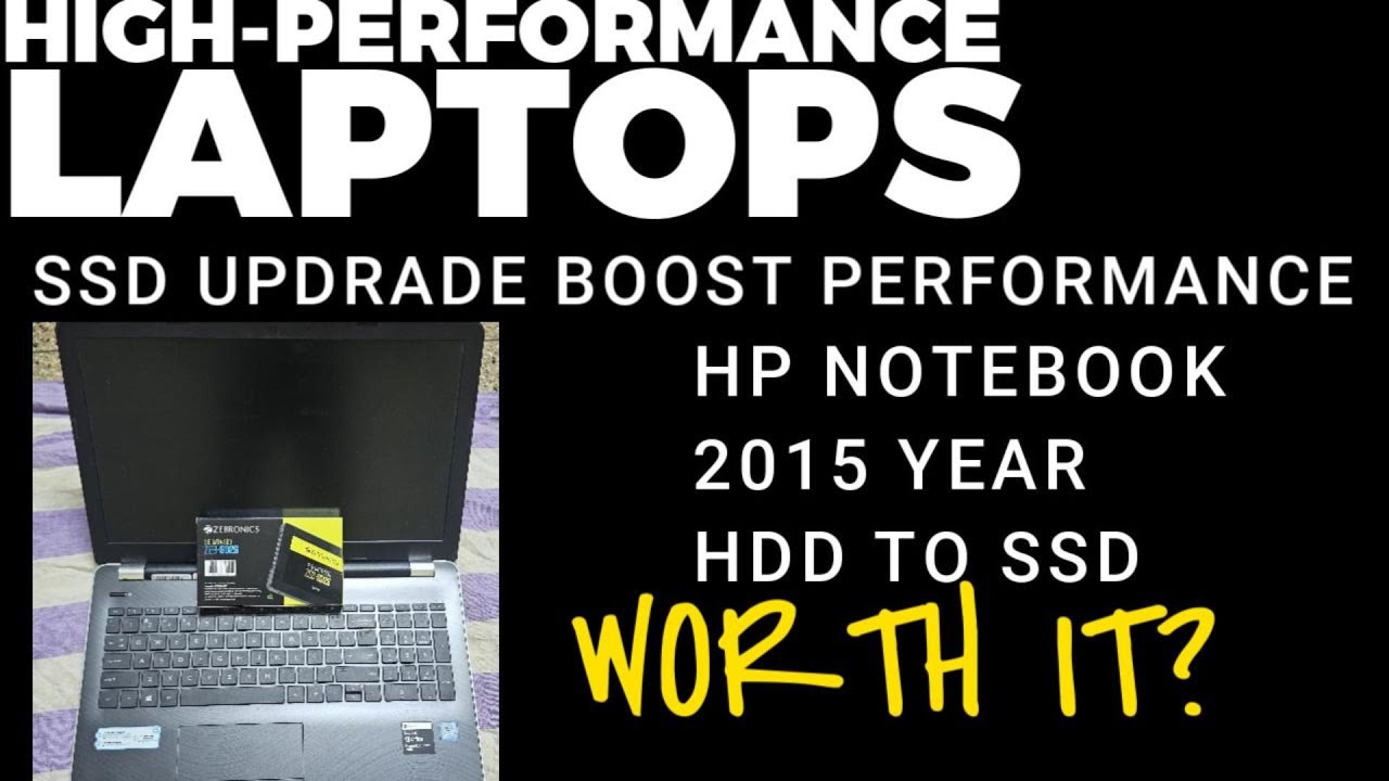 HP LAPTOP HDD TO SSD UPGRADE BOOST PERFORMANCE VIBHI TECH 