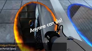 Easy Skip in Test Chamber 15 of Portal!