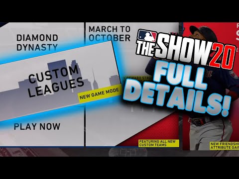 MLB The Show 20 Custom Leagues | WHAT'S IN? WHAT'S MISSING?