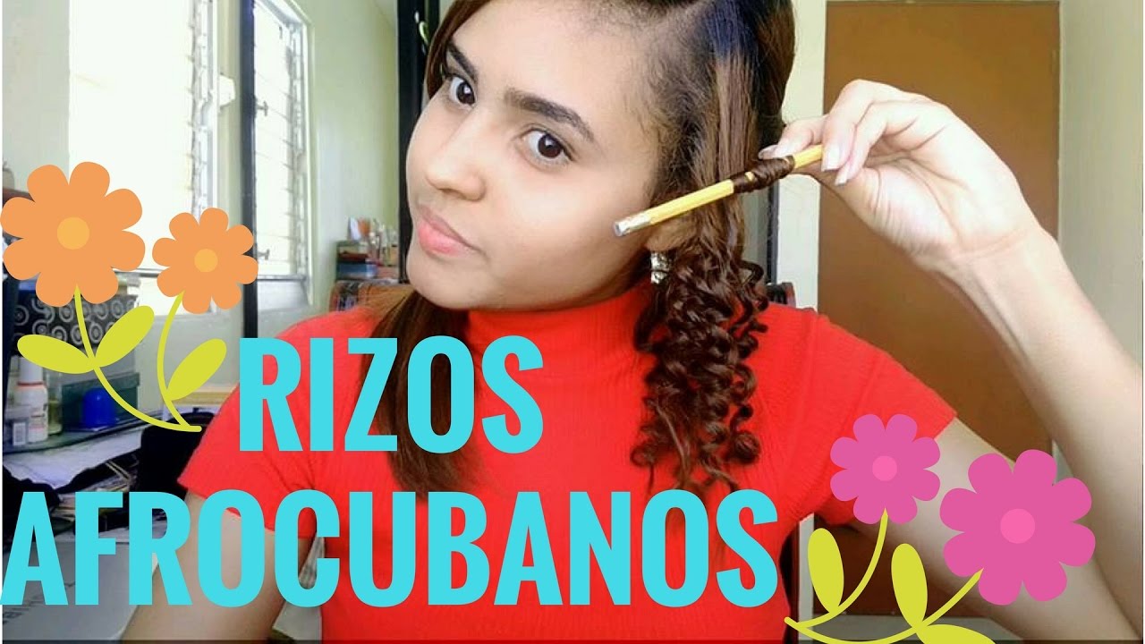 RIZOS AFROCUBANOS CON UN LÁPIZ | YALILA ❤ - YouTube