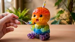 Would You Eat This Baby? 🧋🌈😋| The Ultimate Satisfying Oddly Asmr Experience