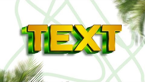 How To Design An Awesome 3D Text Effect Using Pixellab App + free link to font and colour palette