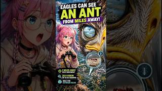 Ep. 6 | Eagle Vision Is Actually Insane | Animal Facts with Wellsy | #shorts #anime #birds