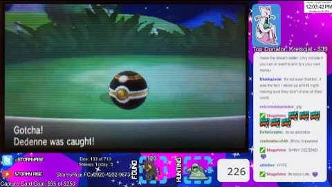 [LIVE REACTION] Shiny Dedenne!!!! ISHC Shiny #1!!!! Shiny Living Dex!!!