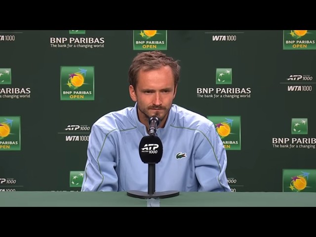 BNP Paribas Open 2026 - Daniil Medvedev : "When I'm playing great, it's tough to play me"