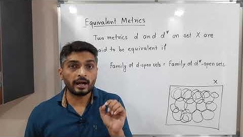 Metric Spaces | Lecture 60 | Equivalent Metrics
