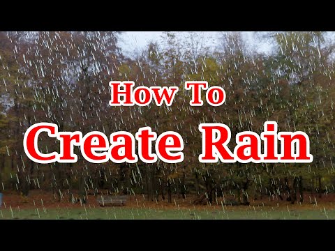 Create Rain In Just 1 Minute (Blender) | Create Raindrops or Rainy scene With Particle Physics