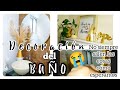 DECORACIÓN DE BAÑO PEQUEÑO/ TOQUES OTOÑALES