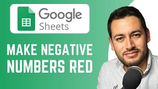 How To Make Negative Numbers Red in Google Sheets | Highlight negative | Google Sheets Tutorial