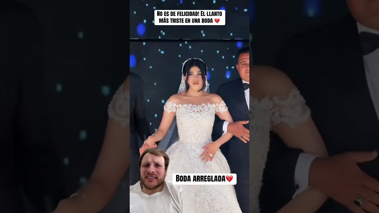 No es de felicidad! El llanto más triste en una boda 💔