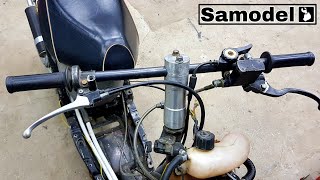 Вынос и руль на скутер Honda Dio своими руками