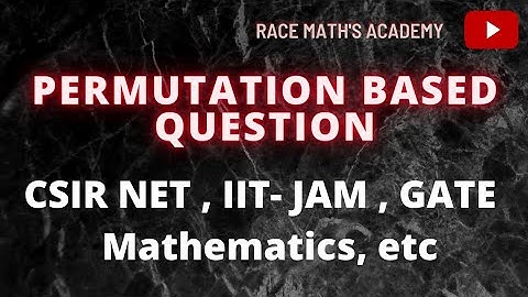 Group Theory || Important Question || Permutation Based || Order of Permutation