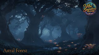 Astral Forest | Relaxing Ambient Music with Rain & Night Insects | Sleep & Study | 10 Hours [4K] screenshot 3
