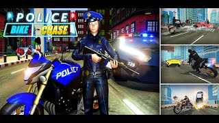 Police Moto Chase : Shoot the Gangster On Sight - Android 3D Game - Play Store 2020 screenshot 2