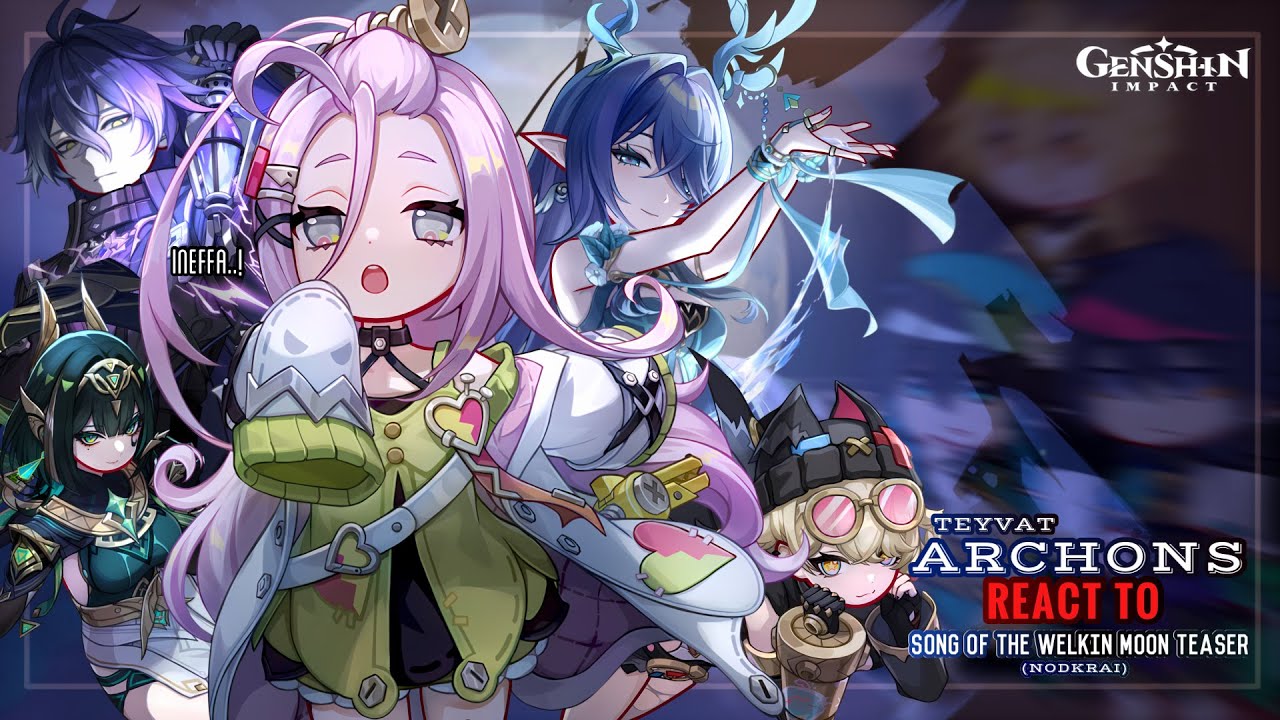🌙✨ Реакция Архонтов на тизер «Песни Неба» || GL2 || Genshin Impact