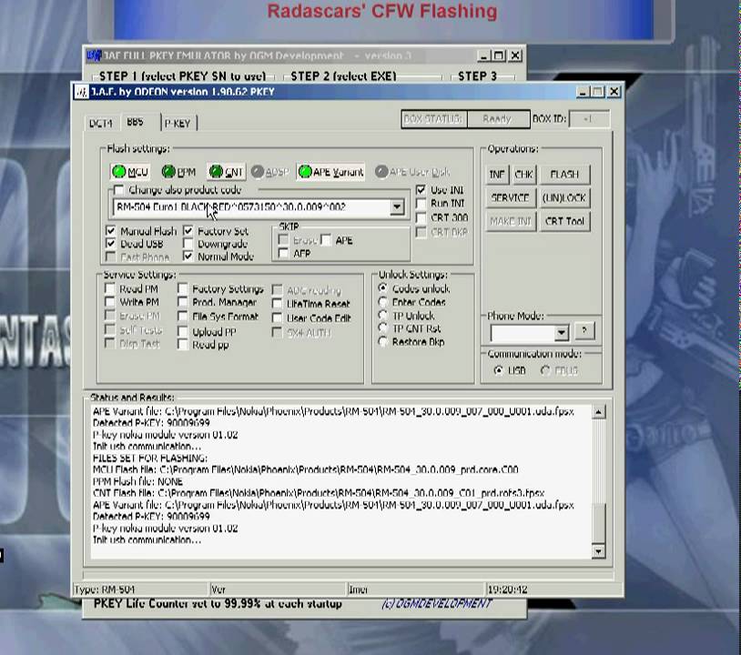 Radascars' CFW Flash with JAF
