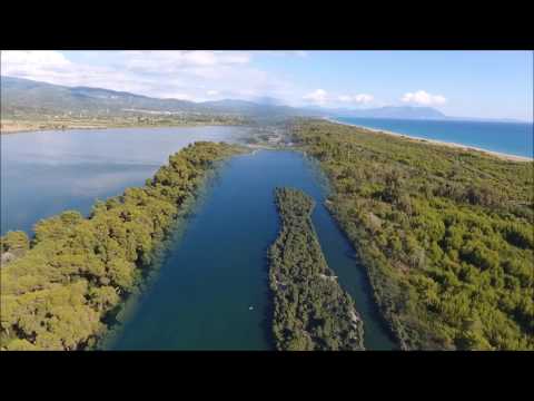 Η Λίμνη Καϊάφα ΑΝΩΘΕΝ - Aerial video by drones Dji