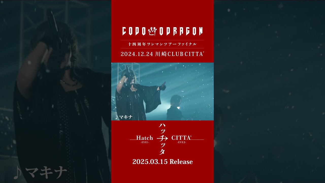 「マキナ」コドモドラゴン 14周年 ONEMAN TOUR「ハッチッタ Hatch→CITTA' -EVE 2-」TOUR FINAL