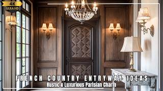 French Country Entryway Ideas Rustic Luxurious Parisian Charm