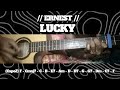 LUCKY // ERNEST // SIMPLE EASY INTRO TUTORIAL GUITAR CHORDS