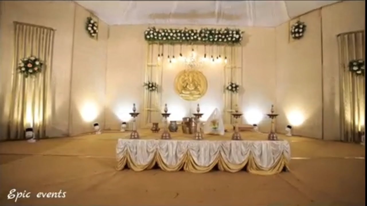 Hindu wedding stage By... epic weddings & events #trending #wedding # ...