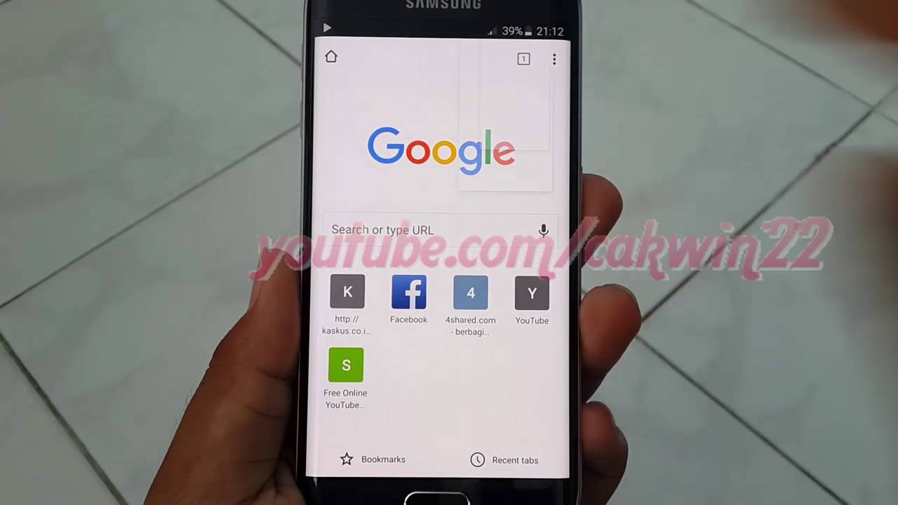 Samsung Galaxy S6 : How Enable or Disable Blocked Pop ups in Google Chrome Android - YouTube
