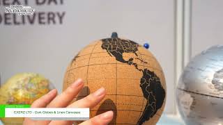 Kurken globes en linnen canvasdoeken - EXERZ LTD [LONDEN INTERNATIONALE BEURS VOOR STATIONSWAREN 2026]