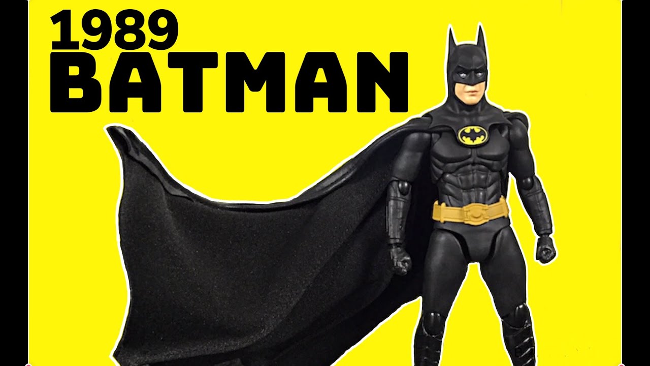 Bandai Tamashii Nations SH Figuarts DC 1989 Michael Keaton BATMAN Action  Figure Review - YouTube