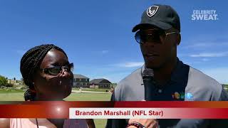 NFL Star Brandon Marshall & Mother Barbara Talk Positivity & Hard Work