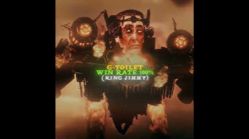 Characters And Their Chances to Beat Watchman Of Doom☠️🔥 | #edit #skibiditoilet #fypシ゚viral