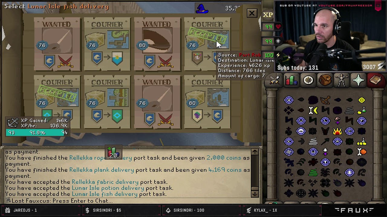 Trying High Level Courier ABA Method Today || !Starforge !AG1