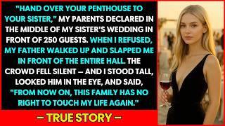 Information At My Sister’s Wedding, My Parents Demanded My Penthouse — and My Dad’s Public Slap Stunned Everyone News