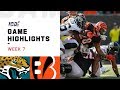Jaguars vs. Bengals Week 7 Highlights | NFL 2019