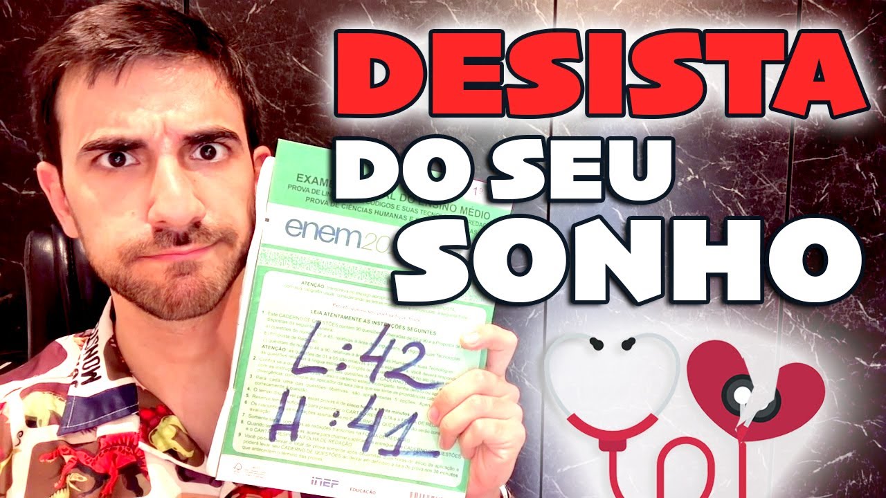 🚑 Um vídeo para você DESISTIR de fazer Medicina
