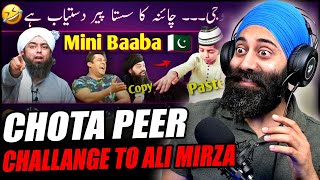 Pakistani Chota Peer Challanged to Engineer Muhammad Ali Mirza | Indian Reaction | PunjabiReel TV