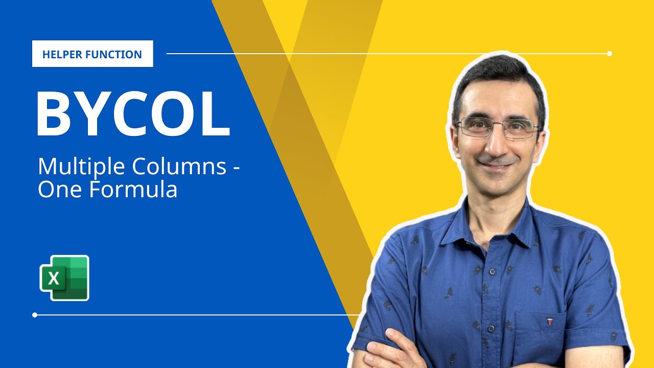 BYCOL in Excel - Now Write Just One Formula Across Columns!