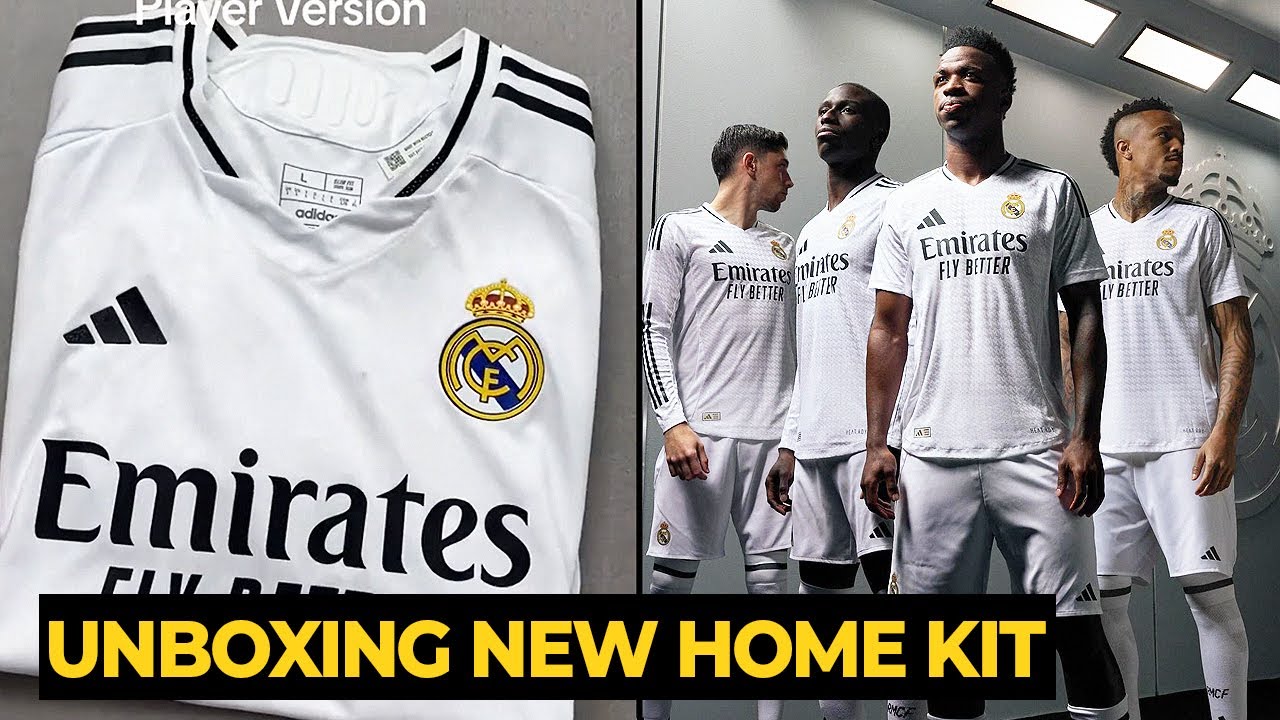 UNBOXING Real Madrid new home kit 24/25 season from Adidas | Football News Today