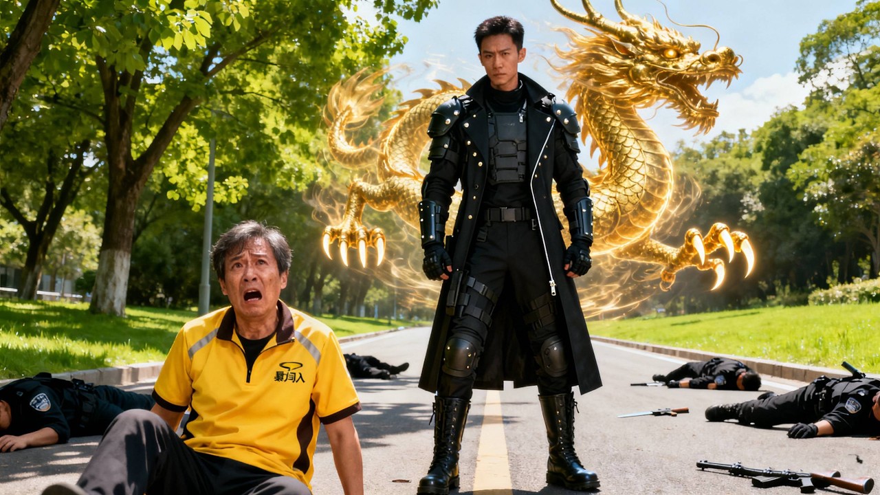 外賣員被勢利眼保全逼下跪！被當狗羞辱！殊不知他兒子是世界首富！一通電話叫來全城富豪撐腰！保全當晚跪著爬行十條街哭求原諒！