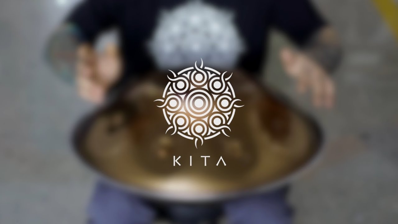 B2 Amara (Celtic Minor) Stainless Steel Handpan - Kita Pantam